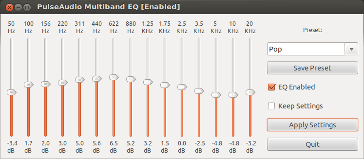Ubuntu 18.04 sound equalizer